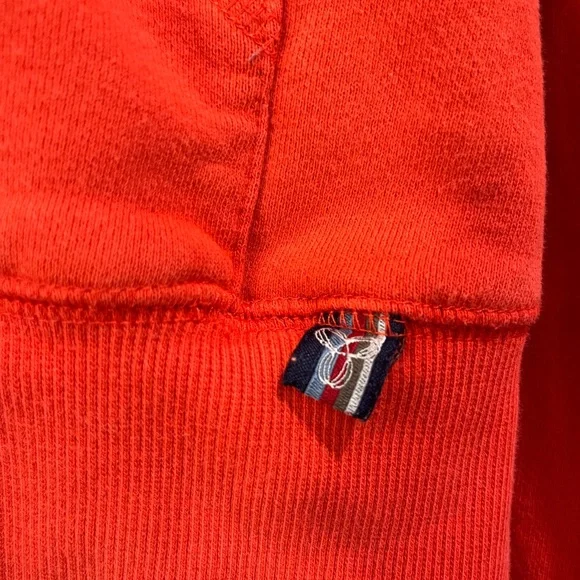 Aritzia TNA Y2K Orange Full-Zip Hoodie Size S - Picture 3 of 9